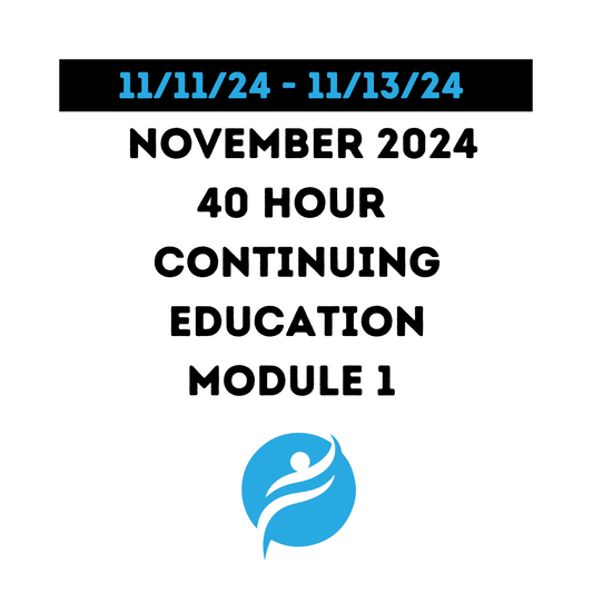 November 2024 | 40 Hour Recertification | 20 Hours (Zoom Video) |20 Hours (Online)