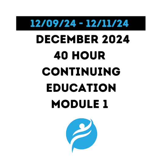 December 2024 | 40 Hour Recertification | 20 Hours (Zoom Video) |20 Hours (Online)